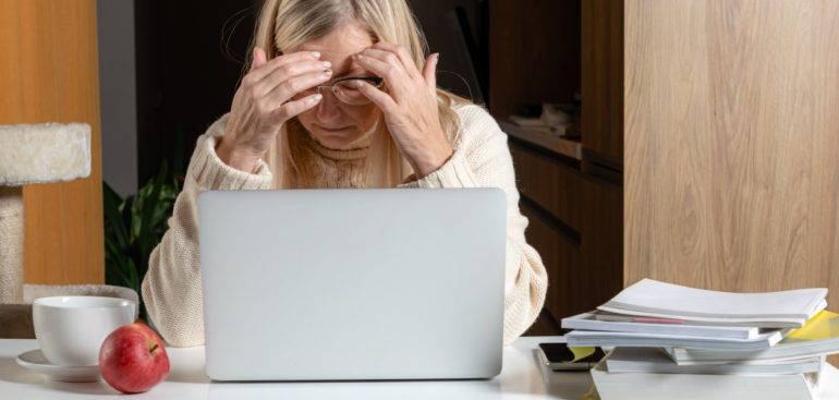 a widow filing taxes for her late husband